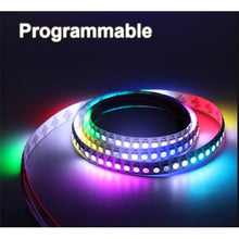 Load image into Gallery viewer, FLEXIBLE WATERPROOF 5V, IP65 RGB ADDRESSABLE LED STRIP - 1M (5050) SMD 60 LEDS/M
